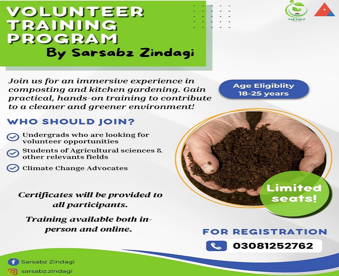 Read more about the article Volunteer Training Program by Sarsabz Zindagi