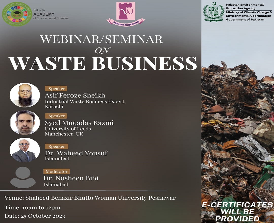 Read more about the article Webinar Series on Waste Business