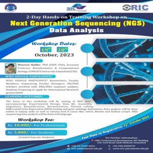 Read more about the article Two-Day Workshop on “Data Analysis for Next Generation Sequencing (NGS)”