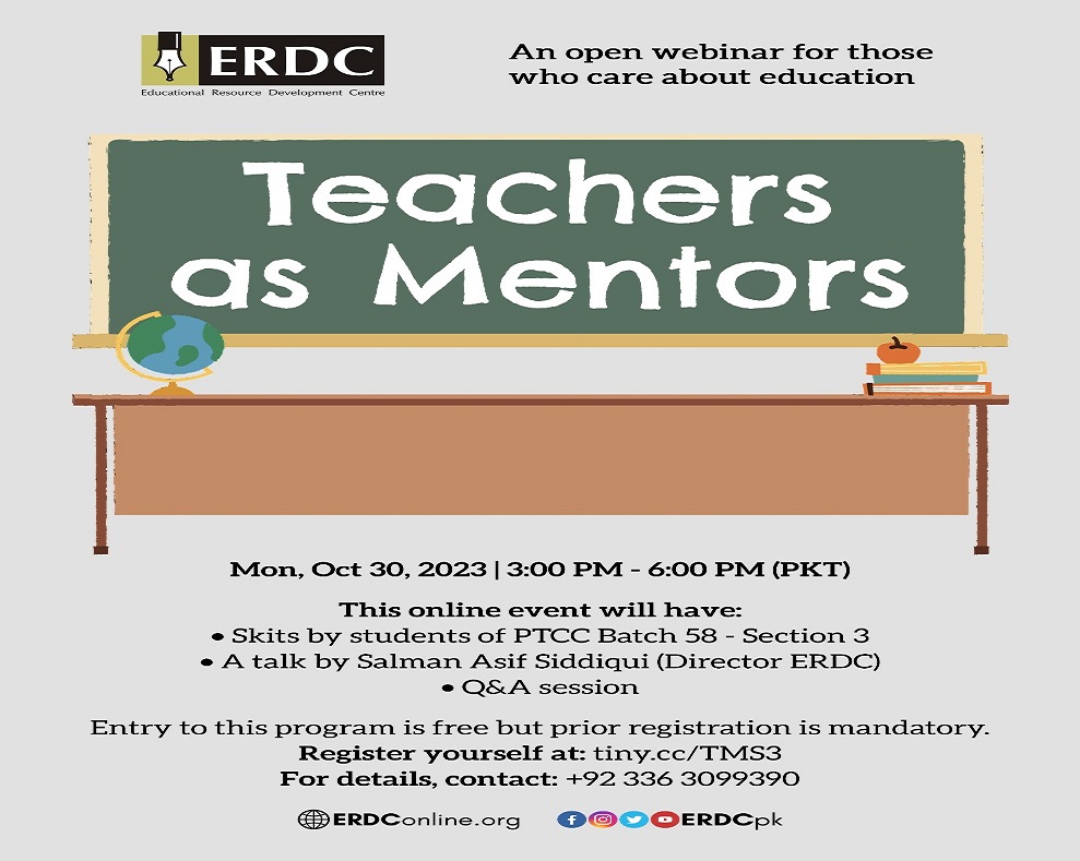 You are currently viewing Webinar on Teacher as Mentors