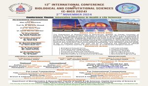 Read more about the article Event: 12th International Conference on “Biology and Computational Science (C-BICS 2024)” organized by CUST, Islamabad.