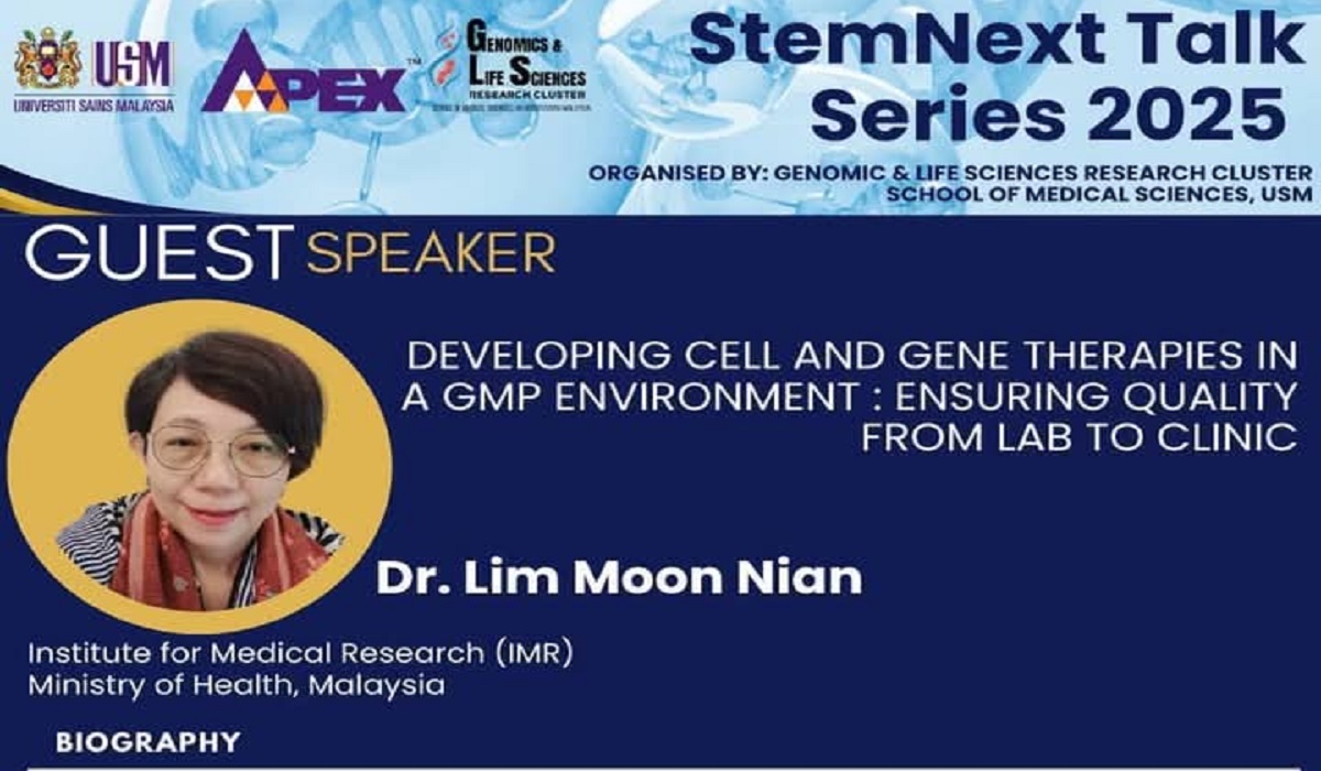 Read more about the article Event: Online Seminar on “Developing Cell and Gene Therapies in A GMP Environment: Ensuring Quality from Lab to Clinic”