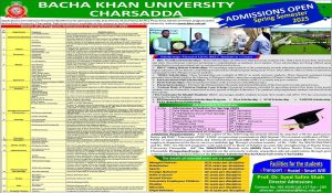 Read more about the article Program: Bacha Khan University Charsadda (BKUC) Spring Admission 2025