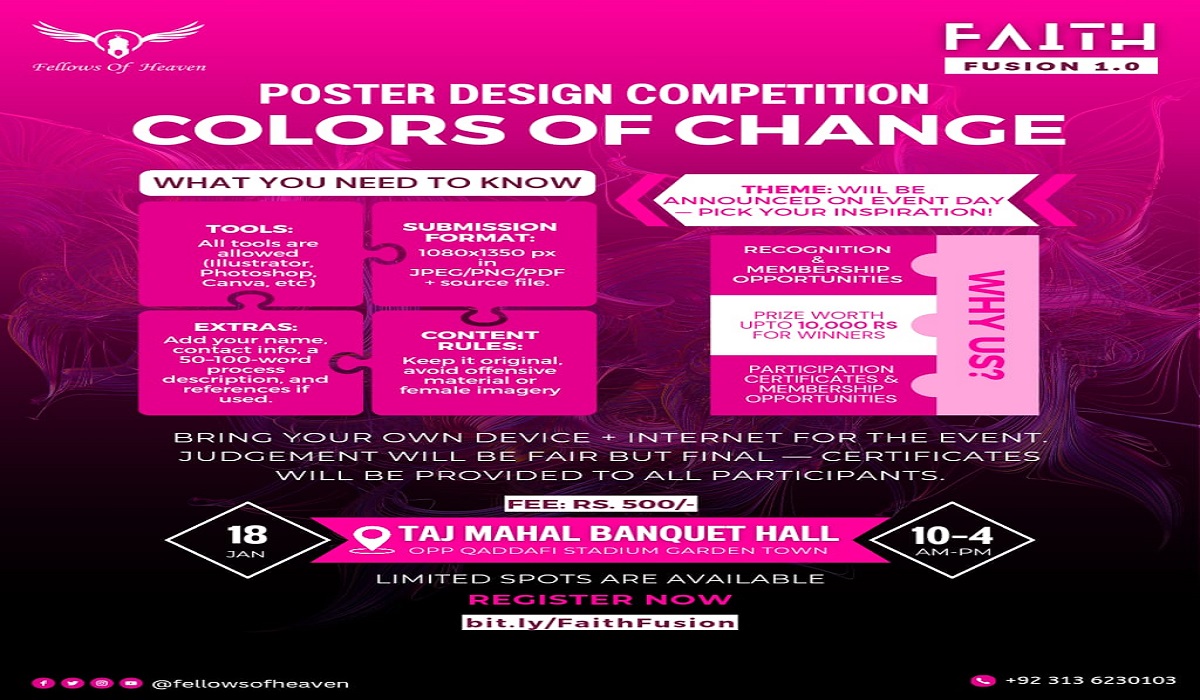 You are currently viewing Event: Faith Fusion Competitions organized by Team Fellows of Heaven