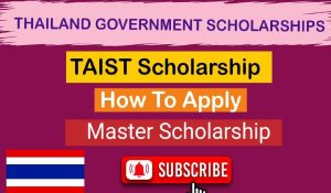 Read more about the article Program: Thailand Advanced Institute of Science and technology | TAIST Scholarships 2025