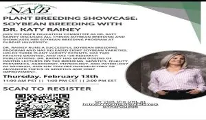 Read more about the article Event: Plant Breeding Showcase on “Soybean Breeding with Dr. Katy Rainey” by NAPB