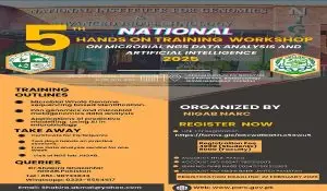 Read more about the article Event: 5th National Hands On Training Workshop on “Microbial NGS Data Analysis and Artificial Intelligence 2025”