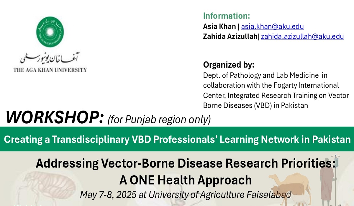 Event: Workshop on “Addressing Vector-Borne Disease Research Priorities: A ONE Health Approach”