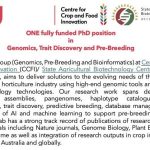 📃 Program: Fully Funded PhD Position in Center for Crop and Food Innovation, Australia 🦘