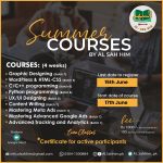 Event: Online Summer Courses Series Brought to you by Al-Sah him