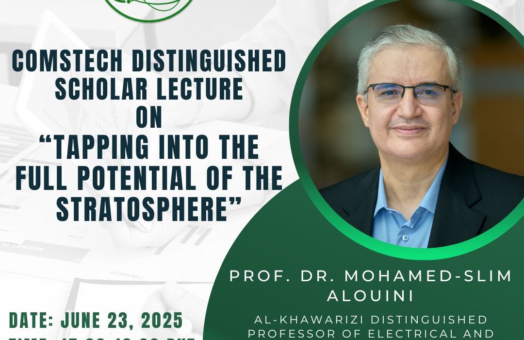 Event: COMSTECH Distinguished Scholar Lecture on “Tapping into the Full Potential of the Stratosphere”