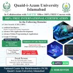 Event: Free IT Related Courses with International Certification brought to you by QAU Islamabad – NAVTTC