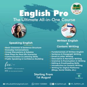 Read more about the article Event: ENGLISH PRO – The Ultimate All-in-One Online Course brought to you by Al-Sah Him