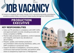 Read more about the article Event:  Job Opportunity in Biotechnology / Life Sciences – Malaysia