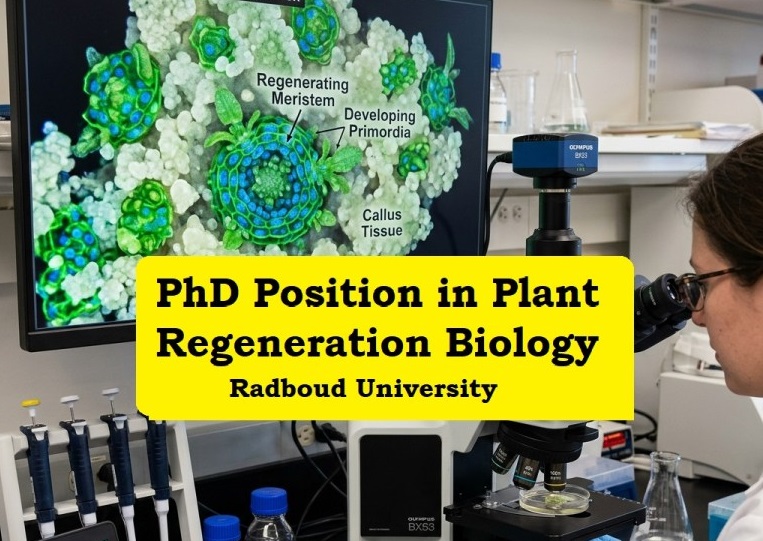 Read more about the article Event: Fully Funded PhD Position In Plant Regeneration Biology – Netherlands