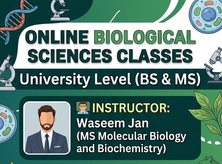 Read more about the article Event: Online Biological Sciences Classes – University Level – Al-Sah Him