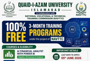 Read more about the article Event: Skills of Tomorrow – Batch I – 3-Month Training Program under the Project of NAVTTC