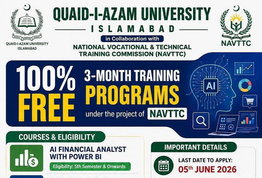 Read more about the article Event: Skills of Tomorrow – Batch I – 3-Month Training Program under the Project of NAVTTC