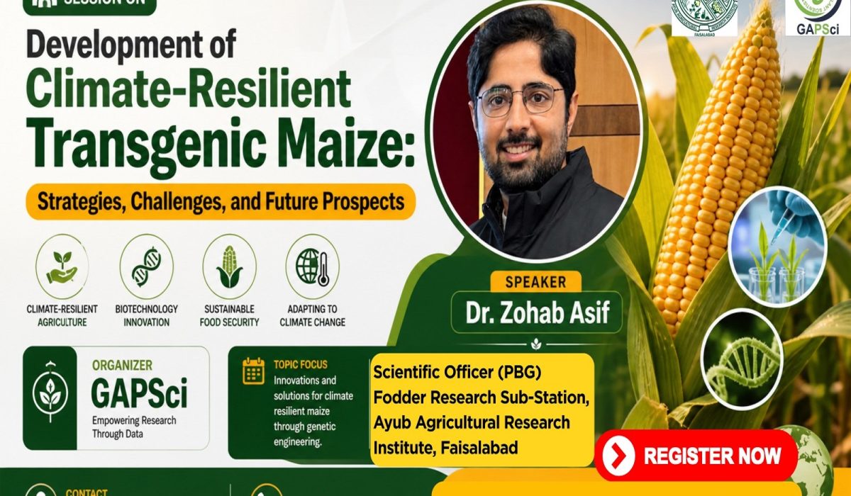 Event: Development of Climate-Resilient Transgenic Maize : Strategies, Challenges & Future Prospects