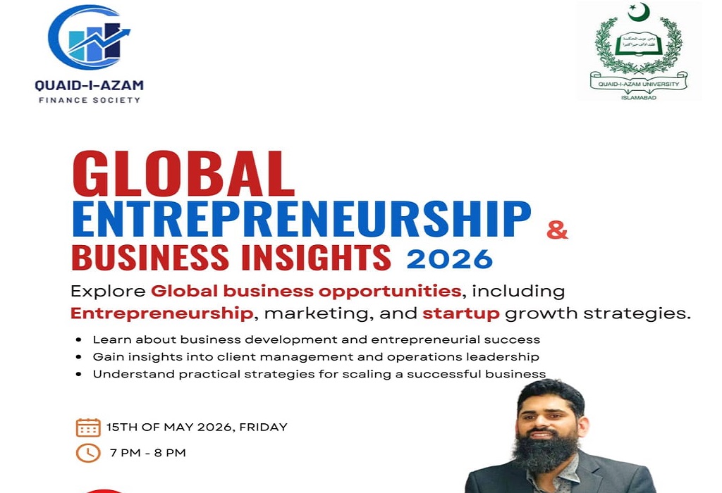 Read more about the article Event:  Webinar on Global Entrepreneurship & Business Insights 2026