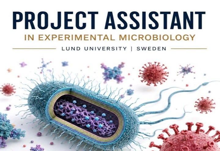 Event: Project Assistant in Experimental Microbiology Lund University, Sweden