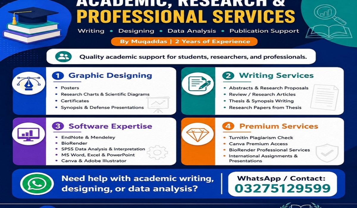 Event:  Academic, Research & Professional Services – Project and Report Writing Hub