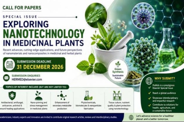 Read more about the article Event:  Call For Papers Special Issue Exploring Nanotechnology In Medicinal Plants